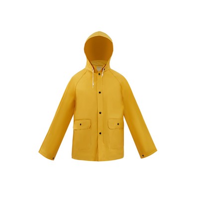 Flame Retardant 0.35mm Heavy Weight Rain Suit, Yellow
